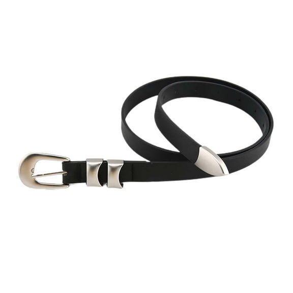 Segolike Women Waist Belts Skinny Belt Width 1.8cm 41inch Streetwear Dresses PU Leather Waistband Strap for Birthday Party Trousers Dating Sweaters