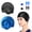 BLACK-BLUE, variant on HKMY 2pcs Silicone Swim Cap with Ear Protection for Adults Women Men with Ear Plugs&Nose Clip(Blue/Pink)