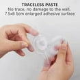 thumbnail image 4 of 360-degree Rotating Adhesive Wall Hooks, 10-pack Clear Pvc Hanging Hooks with Strong Sticky Backing for Kitchen Utensils & Home Organization, Damage-free Space Saving Solution for Cabinets &, 4 of 7