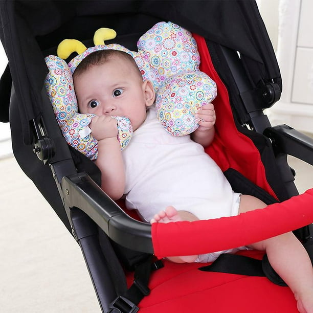 Almohada de viaje para bebe almohada de apoyo para la cabeza y el cuello para asiento de coche para bebes de 0 a 4 anos cochecito almohada para el cuello para ninos