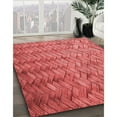 thumbnail image 3 of Ahgly Company Machine Washable Indoor Rectangle Transitional Red Area Rugs, 7' x 9', 3 of 7