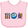 thumbnail image 3 of Inktastic Surfing Eat Sleep Surf Boys or Girls Baby Bib, 3 of 4