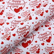 chaungfeng Valentine's Day Wrapping Paper for Men Women - With Wedding Anniversary Heart Designs - 20 x 28 inches Valentine's Day Gift Box Wrapping Paper