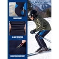 thumbnail image 4 of liyiyiyia Kids Snow Pants Boys Waterproof Insulated Winter Hiking Pants Girls Youth Warm Fleece Lined Softshell Trousers Blue 14-16 Years, 4 of 7