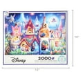 thumbnail image 5 of Ceaco 2000 Piece Disney Princess Castle Interlocking Jigsaw Puzzle, 5 of 6