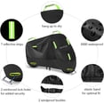 thumbnail image 2 of Funda para bicicleta Seceles 300D impermeable reflectante talla M 183 x 84 x 99 cm, 2 of 8