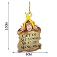 thumbnail image 2 of Cqxid Hangs Under $5 Double-sided Car Dog Pendant Car Key Backpack Accessories Pendant, 2 of 2