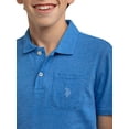 thumbnail image 4 of U.S. Polo Assn. Boys Jersey Pocket Polo Shirt, Sizes 4-18, 4 of 4