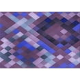 thumbnail image 1 of Ahgly Company Machine Washable Indoor Rectangle Transitional Purple Area Rugs, 2' x 5', 1 of 7