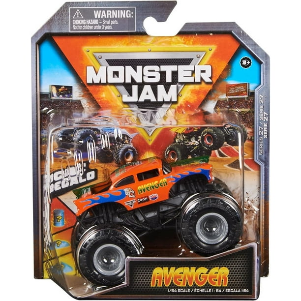 Coche Monster Jam Spin Master Avenger 1:64 2023