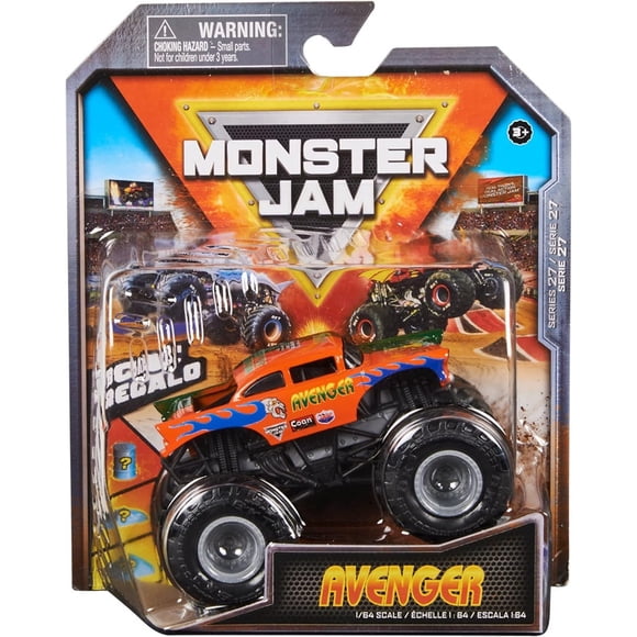 Coche Monster Jam Spin Master Avenger 1:64 2023