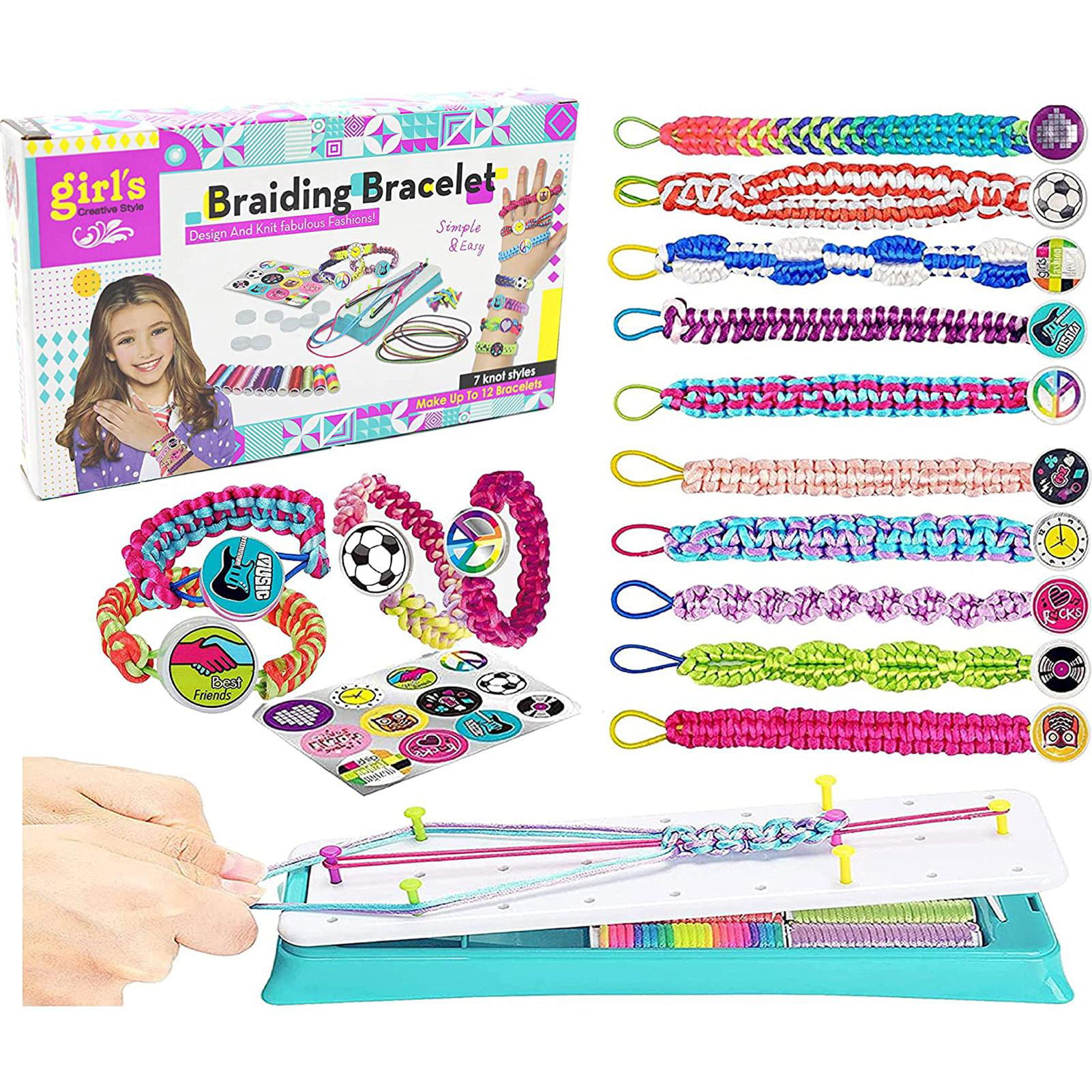 Charm Bracelet DIY Girls Kids Creativity Set Jewelry Beads Horse Star Gift New 