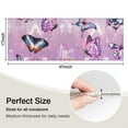 thumbnail image 5 of Purple Butterfly Pattern Kitchen Rug Mat,Kitchen Runner Rugs Non Skid Washable,Decorative Kitchen Floor Mats for Kitchen,Sink,Laundry,17"X47", 5 of 5