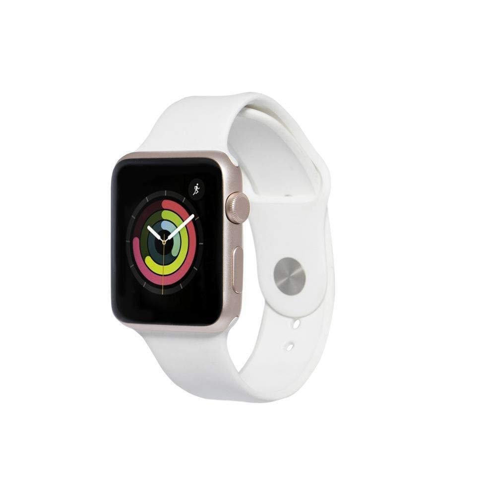 apple watch 4 gold with white band
