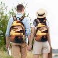 thumbnail image 4 of Easygdp Hawaiian Sunset Beach Mochila de Lona Resistente para Laptop, Compatible con Laptops de 15 a 17 pulgadas, Ideal para Escuela, Trabajo y Viajes-Small, 4 of 5