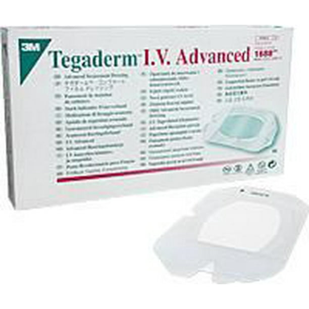 Tegaderm Transparent Adhesive Advanced Securement Dressing ''4 x 43/4 , 50 Count'' Walmart
