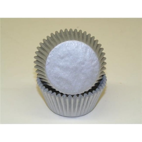 Viking -450C GP SILVER 1.25 x 2 in. Greaseproof Paper Baking Cup - Silver - 1000 Piece