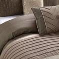 thumbnail image 5 of Lanco Mondavi Geometric 6 Piece Comforter Set Beige Taupe, Bed Size Queen, Jacquard All Season Premium Bedding Set, 100% Polyester Fill, 5 of 7
