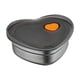 thumbnail image 1 of Contenedor de alimentos de acero inoxidable Contenedor para preparar comidas Contenedor para frutas Versátil 350ml, 1 of 9