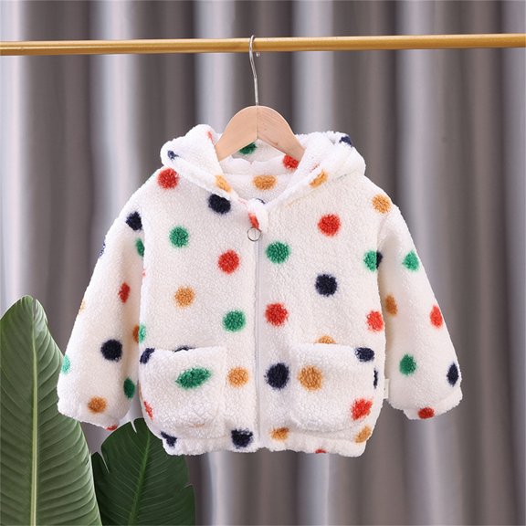 Vedolay Boys Tops Boy's Lined Jacket Winter Windproof Kids Warm Outerwear,White 3-4 Years