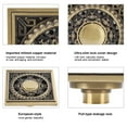 thumbnail image 1 of Desagüe para ducha de baño 10 x 10 cm latón macizo suelo dorado ANGGREK  Otros, 1 of 8