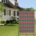 thumbnail image 4 of Red and Green Christmas Snowman Pattern Fall Garden Flags 28"x40" Double Side,Small Yard Flags for Outside,Outdoor Fall Decor,Autumn Funny Garden Flag Yard Decoration, 4 of 5