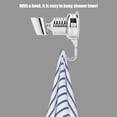 thumbnail image 2 of FAGINEY Strong Suction Cup Adjustable Shower  Holder with Towel Hook Bathroom Wall-Mount Bracket , Wall Mounted Shower  Holder, Suction Cup Shower  Holder, 2 of 8