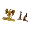 thumbnail image 4 of Escultura de animal de resina moderna con figuras de gato para escritorio de oficina, comedor, armario y estantería, regalo decorativo., 4 of 7