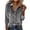 Grey, variant on Womens Dressy Tops, Duoif Velvet Holiday Blouse, Long Sleeve Velour Shirts for Women Red S