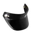 thumbnail image 2 of Visera para casco de motocicleta con 3 cierres a presión para protección solar y medio casco. Negro, 2 of 9