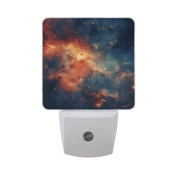 Amazing Nebula Cloud Night Light 2 Pack LED Nightlight Plug into Wall Dusk to Dawn Sensor Soft White