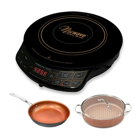 Nuwave Gold Induction Cooktop W 9 Inch Hard Anodized Fry Pan 3