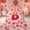 Pink D, variant on Feelyou Pink Red Strawberry C Letter Full Size Comforter Sets for Kids, Kawaii Cartoon Fruit Bedding Comforter Set, Pink Reversible, 3pcs, 1 Comforter and 2 Pillowcases