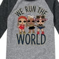thumbnail image 3 of LOL Surprise! - Run The World - Toddler And Youth Raglan Graphic T-Shirt, 3 of 4