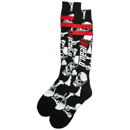 Pro Mx Print Sox Crossbones One Size Knee High Sock pro mx print sox crossbones one size knee high sock