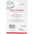 thumbnail image 3 of Classic Striped Spiral Birthday Candles Party Supplies, 24 Count Per Pack, 1-Pack Blue, 3 of 3