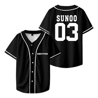 ENHYPEN NI-KI Merch V-Neck Shirts Baseball Jersey Shirt Women Men