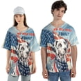 thumbnail image 4 of Patriot Dalmatian We Will Never Forget Patriotic Remembrance Day All Over Print 3D Baseball Shirt Dog Lover Softball Sport - 12014, 4 of 6