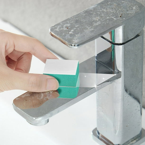 Colector de polvo, quitapolvo, esponja de esmeril para limpiar vidrios de baño Un potente limpiador de espejos que elimina la suciedad y la mugre sin dejar marcas Una esponja mágica Esponja de esmeril