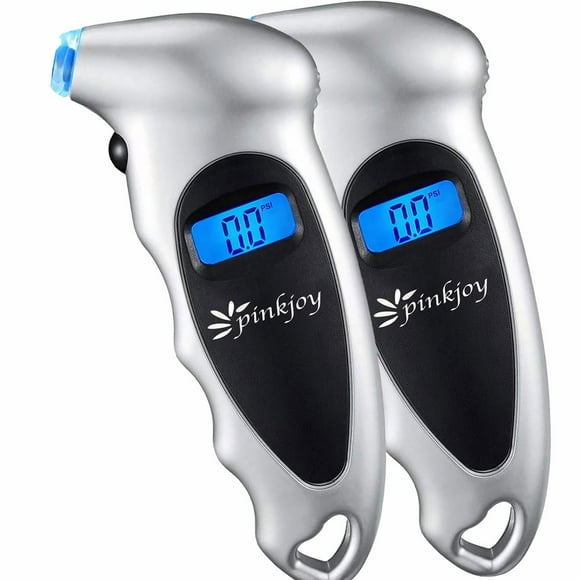 Manómetro digital de presión de neumáticos PINKJOY, 2 unidades, 150 PSI, LCD