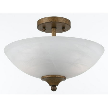 Triarch Lighting Value Series 280 2 Light Semi Flush Mount Triarch Lighting Value Series 280 2 Light Semi Flush Mount