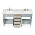 thumbnail image 7 of Ariel D073d-Vo Kensington 73" Free Standing Double Basin Vanity Set - Grey, 7 of 7