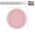 thumbnail image 2 of HOME WEAVERS Waterford Collection Cotton Round Bath Rug, 30" Round, Pink, 2 of 9