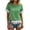 A-Green, variant on Vintage Fringed Patchwork Shirts for Women Trendy Summer Short Sleeve Boho Floral Printed Crew Neck Graphic T-Shirts Lightweight Cozy Tassles Tunic Blouse Loose Fit Pullover Tops