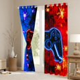 thumbnail image 3 of Castle Fairy Honeycomb Black Out Curtains,Abstract Curtains Pack of 2 (42x63 Each), 3 of 6