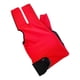 thumbnail image 5 of Guante de billar de tres dedos, antideslizante, para entrenamiento en gimnasio. Rojo, 5 of 9