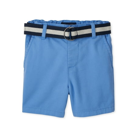 

The Children s Place Baby and Toddler Boys Belted Chino Shorts Sizes 6M-5T