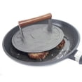 thumbnail image 3 of Prensa de Tocino Hierro Fundido Norpro 1401 Mango madera Redonda 8.75", 3 of 4