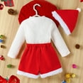 thumbnail image 4 of Jamsmile Toddler Girls Sets Christmas Party Outfits Long Sleeve High Neck Tops With Skirts Hats Dress Princess Clothes Sets, 4 of 7