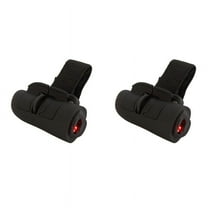 2X Mini 2.4G Wireless Finger Ring Mouse Ergonomic Handheld Optical Travel Mice(Black)